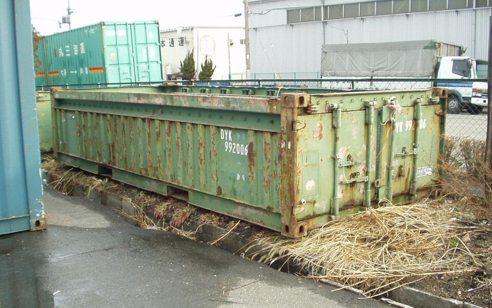 20ft Flat Rack Cargo Worthy shipping container