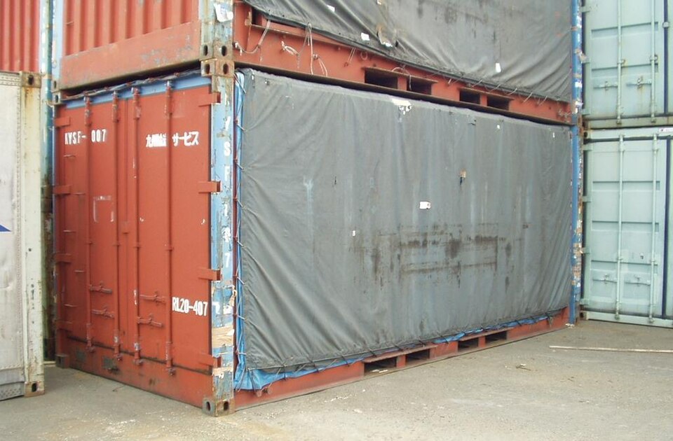 40ft Flat Rack Cargo Worthy shipping container