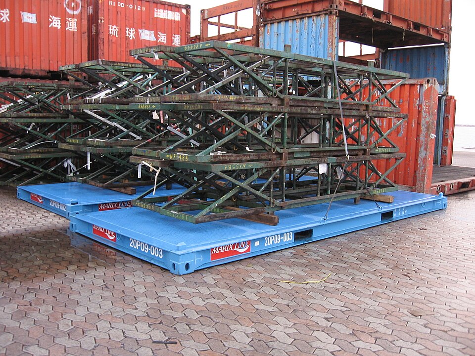 53ft Flat Rack One-Trip shipping container