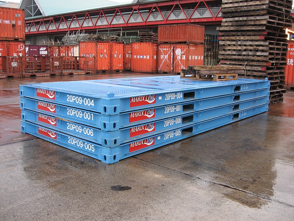 53ft Flat Rack Cargo Worthy shipping container